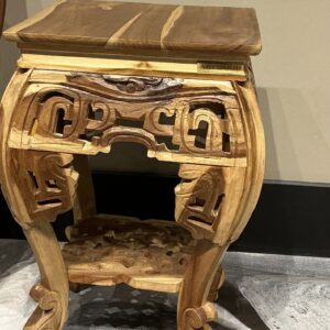 Small square side table