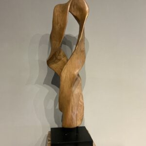 Art sculpture on metal base 004