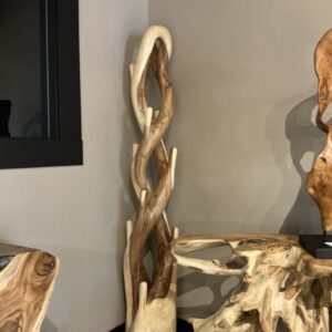 Teak wood hanger 001