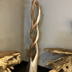 Teak wood hanger 002