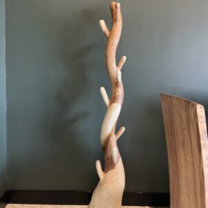 Teak wood hanger 004