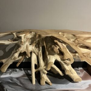 Teak wood large side table 002