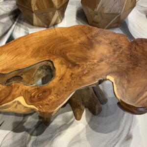 Coffee table with glass 003