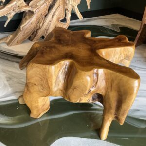 Root teak wood coffee table Lot#110