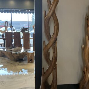 Teak wood hanger 007