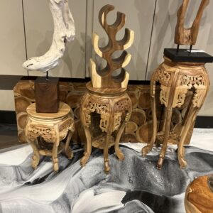 Medium round side table