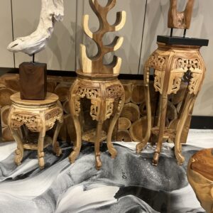 Small round side table