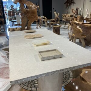 Marble dining table Lot#99