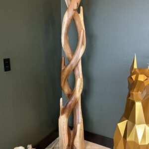 Teak wood hanger 009