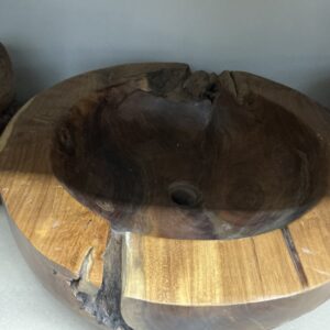 Teak wood sink #27