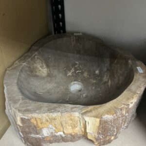 Petrified wood sink #8