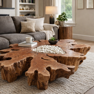 Lychee Wood Coffee Table