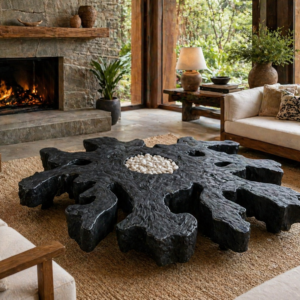 Albar Wood Natural Coffee Table