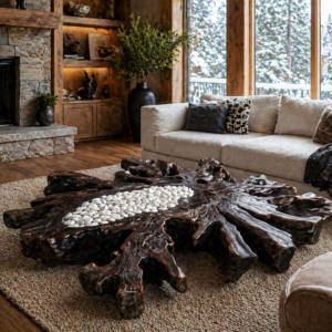 Lychee Natural Wood Coffee Table