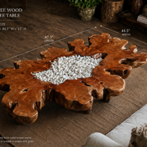 Lychee Wood Coffee Table