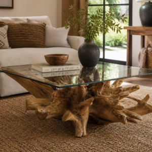 Teak Root Coffee Table – One of a Kind