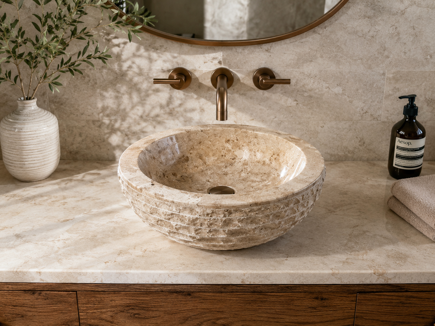 Natural Stone Vessel Sink