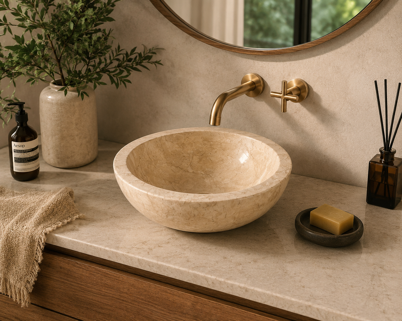 Natural Stone Vessel Sink