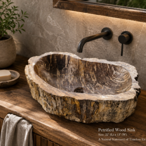 Petrified Wood Vessel Sink