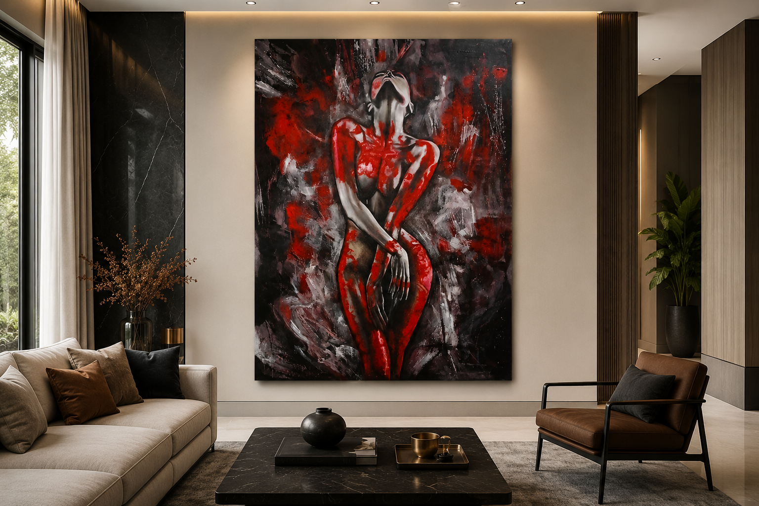 Abstract Passion – Contemporary Statement Artwork