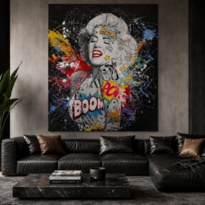 Pop Art Marilyn Canvas Painting