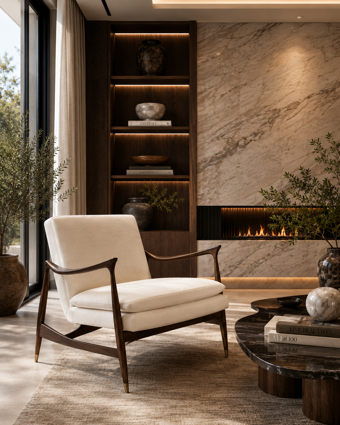 Teak Lounge Chair
