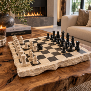 ♟ NATURAL STONE CHESS BOARD ♟